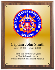 United States Coast Guard Group C Plaque Style