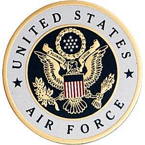 United States Air Force Embossed Metal Litho