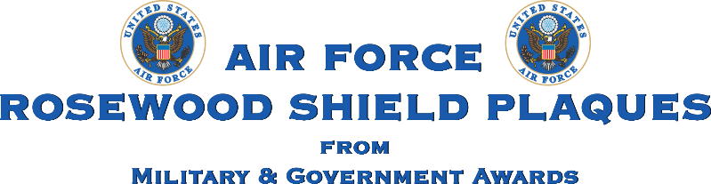 USAF Shield Plaque Title