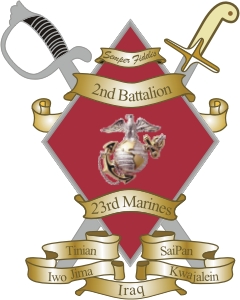 2nd Bn 23rd Mar w/Iraq Ribbon